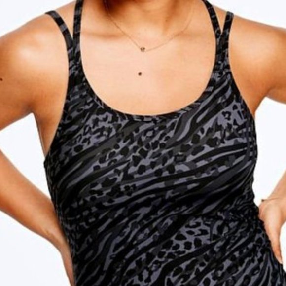 PINK Victoria's Secret Tops - PINK VICTORIA'S SECRET Printed Workout Tank Brami Top Sz XS**NEW!